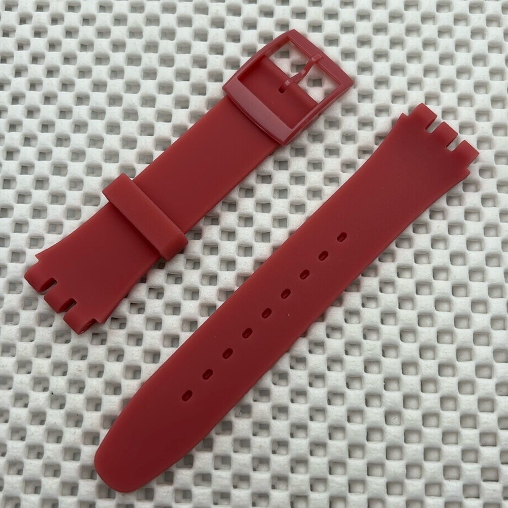 Rose Pink Watch Band (Strap Only) - fits Swatch New Gent model